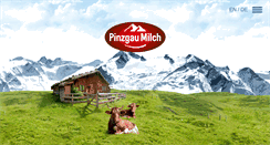 Desktop Screenshot of pinzgaumilch.at